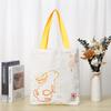 Bolsa de Lona Campaña Publicitaria Personalizada Logo Imprimible Bolsa de Regalo Bolsa de Compras de Lona Bolsa Tote para Tutoría y Capacitación