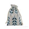 Bolsa de Algodão Estampado Pronta Entrega, Saquinho Repelente de Mosquitos, Bolsa para Guardar Presentes, Calças Saco de Algodão e Linho com Lapela e Bolso de Desenho Animado