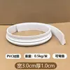 Tira de Borde Suave de PVC Autoadhesivo Pu Estilo Francés para Decoración de Puertas con Arco Curvo Borde de Pared de Fondo Estilo Europeo Línea de Yeso