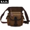 Bolso de Lona Mugu para Hombre, Cangurera Kangbo para Pierna/Cintura, Riñonera para Hombre Estilo Británico, Dropshipping Directo de Fábrica