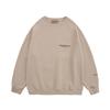 Esenciales Hhh Fog Estampado de Velour de Doble Línea Silicona en Relieve Sudadera Unisex de Peso Pesado Cuello Redondo Otoño e Invierno Moderna