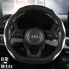 Xh Cubierta de Volante de Coche de Cuero Nappa para las Cuatro Estaciones F25 Simple Deportiva Accesorios de Interior de Negocios Cubierta de Volante al por Mayor Transfronterizo