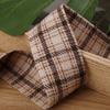 Estilo preppy cuadros grandes cinta lazo hecho a mano diy lazo accesorios para el cabello corbata de moño juguete joyería accesorio decorativo para ropa cinturón
