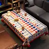 Mantel de Mesa para Restaurante Estilo Étnico, Impermeable, Resistente al Aceite, No Lavable, Lujo Ligero, Atmósfera de Alta Gama, Mantel para Mesa de Bar, Cubierta para Mesa de Café