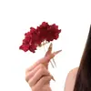 2026 Nuevo Pasador de Flor de Tela, Estilo Retro de Nicho, Pasador Dulce y Versátil, Accesorio para el Cabello de Lujo Ligero y de Alta Gama para Mujer