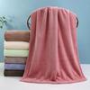 Atacado coral fleece toalha de banho antibacteriana simples macio absorvente toalha grande toalha de banho para uso doméstico toalha de banho de presente