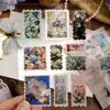 Producto popular transfronterizo: Colección Flower Note Time pegatinas de papelería creativas, pegatinas para estudiantes, pegatinas para agenda, materiales para agenda con relieve dorado