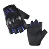 Guantes de medio dedo para deportes al aire libre y motociclismo, guantes de montar antideslizantes para hombre, guantes protectores unisex de medio dedo resistentes al desgaste