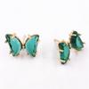 Aretes de mariposa de explosiones de Amazon aretes moda europea y americana aretes de mariposa de circonita con incrustaciones de diamantes joyería aretes transfronterizos