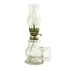 Lámpara de Queroseno Retro Anticuada Lámpara Tradicional de Aceite de Fuego Agua Linterna de Caballo de Vidrio para Exteriores Rurales Lámpara de Escritorio Lámpara de Queroseno para Templos