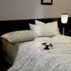 Conjunto de Roupa de Cama A-class 100s Lyocell Tencel Verão Capa de Edredom Seda Gelada Lençol de Cama Toque de Luxo Leve Alta Qualidade Roupa de Cama