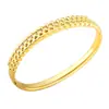 Pulsera de Comercio Exterior Europeo y Americano Lujo Ligero Diseño Original Fundición Una Forma Geométrica Pulsera Dorada Joyería Personalizada para Mujeres