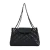 Bolsa de Ombro Única Acolchoada com Diamantes Feminina 2026 Novo Estilo Tendência Coreana Retrô Versátil Bolsa Transversal Moda Pequena Quadrada para o Dia a Dia