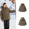 Ropa Infantil Balabala Kidsren Chaquetas de Plumas Niños y Niñas Nuevas Ropa de Invierno con Capucha Bebé Niños Grandes Tops