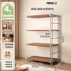 Estante de Livros de Chão com Múltiplas Camadas para Armazenamento na Sala de Estar, Casa, Simples, de Ferro, Prateleira de Exibição, Armazenamento de Escritório, Estante de Livros