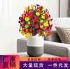 Arreglos de Flores Artificiales de Gloria de la Mañana de Venta Caliente Transfronterizos para Jardines, Decoraciones de Flores Artificiales de Flor Trompeta para Bodas, Fotografía al Aire Libre, Flores Falsas
