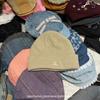 Gorro de invierno americano de 2024, de moda, de nicho, de marca de moda, pequeño, con 8 bordados, gorro deportivo de lana, gorro de punto para mujer.