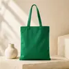 Bolsa de tela con cinta con logo de evento corporativo personalizado, bolsa de lona grande con estampado corporativo para compras, bolsa de mano