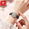 Oli Shi Marca Reloj Fábrica mayoreo simple cuarzo pequeño reloj marrón tiembla moda viva reloj de dama reloj de mujer