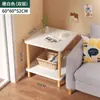 Mesita de Noche para Dormitorio del Hogar 2026 Nuevo Modelo Mesita de Noche Mesa Cuadrada Mesa Pequeña Estante de Almacenamiento Mesa Lateral Móvil