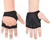 Soporte de Muñeca Guantes de Fitness Hombres Mujeres Medio Dedo Levantamiento de Pesas Mancuerna Barra de Dominadas Antiescaras Antideslizante Antidesgaste Amortiguador Transfronterizo