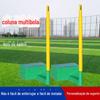 Coluna de Vôlei Caixa Grande Padrão Competição Escolar Móvel Armação de Rede de Vôlei ao Ar Livre Ajustável Badminton Coluna de Bola Coluna Dupla