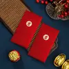 Envelope Vermelho Personalizado Popular Bolo de Aniversário Coroa Dourada Envelope Vermelho Universal Fosco com Opção de Impressão de Logo