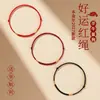 Pulsera de Hilo Rojo Wutai Mountain Benmingnian 2027 Año del Carnero Nudo Vajra Amuleto Zodiacal para Mujer Gran Suerte Siempre Acompaña a los Hombres