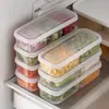 Cajas de almacenamiento para refrigerador de ranura estrecha, recipientes para carne aptos para congelador, cajas de almacenamiento para congelador de grado alimenticio, cajas para porcionar para el hogar