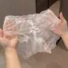 Atração Nebulosa~ Calcinhas de Renda Sexy para Mulheres, Cintura Média-Alta, Macias e Sedutoras, Tecido de Renda, Forro 100% Algodão, Modelo Biquíni que Contorna o Quadril