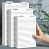 Caderno B5 de Folhas Soltas com Tampa Destacável, Caderno A4 Estilo Simples Ins, Caderno Espiral A5 Espesso com Pauta para Estudantes Universitários