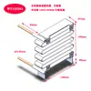 Condensador de Microcanales WT en Forma de Onda Mini Radiador Pequeño Evaporador de Disipación de Calor Ensamblaje de Intercambiador de Calor