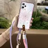 Adequado para Capa de Celular Oppo Pendurar no Pescoço Novo Cobertura Total Casal Textura Simples Digital à Prova de Poeira Fofo Silicone Versão Q