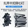 Hebilla Práctica para Atar Cables con Clavo de Agujero Pasante Placa Inferior del Motor Revestimiento del Guardabarros Guardabarros Tapa del Maletero Hebilla Universal