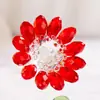 Adornos de Girasol de Cristal Regalos para Fiesta de Año Nuevo Auspiciosos y Prósperos Decoraciones para Sala de Estar Comedor Regalos