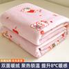 Lençóis de Veludo Leite Peça Única Inverno Lençóis de Veludo Coral Dormitório Individual 180X200 Inverno Acolchoado com Fleece Pelúcia Espessa