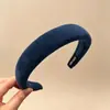 Faixa de cabelo xadrez de cetim para mulheres, faixa de cabelo antiderrapante para outono e inverno, uso diário, faixa de cabelo para lavar o rosto, acessório de cabelo de coroa alta
