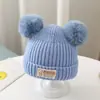 Toucas para Bebê Outono e Inverno Toucas para Recém-Nascidos para Homens e Mulheres Toucas de Lã para Bebê Toucas de Tricô para Recém-Nascidos Estilo Japonês e Coreano