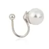 Clip de Oreja Nuevo de Perla Europea y Americana Sin Agujeros en las Orejas Diseño Retro con Temperamento Sentido del Diseño Clip de Oreja Simple Estilo Ins Pendientes de Celebridad de Internet