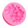 Molde de Silicone Flor Gardênia Frangipani Molde de Gesso para Aromaterapia Molde para Bolo de Chocolate Fondant