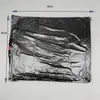 Bolsas de Basura Grandes con Cordón de Tienda de 5 Yuanes, Rollos Grandes de Bolsas de Plástico Negras de Boca Plana Engrosadas Extra Grandes