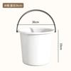 Cubo de Plástico para el Hogar con Tapa Cubo Portátil Cubo Extra Grande para la Lavandería Engrosado Cubo para Baño de Dormitorio Estudiantil Cubo de Almacenamiento de Agua