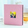 Álbum de fotos con película autoadhesiva para ventana con superficie de lino transfronterizo, álbum familiar, álbum de fotos filatélico hecho a mano pegado DIY en stock