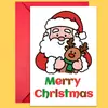 Selección de Producto Tarjeta de Felicitación Navideña Enlace de Combinación Tarjeta de Felicitación Tarjeta de Navidad Tamaño Grande Sobre Paquete Combinado de Tarjetas de Felicitación Transfronterizo
