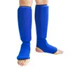 Equipo de Protección de Karate Leggings Engrosados para Piernas y Empeine Boxeo Taekwondo Sanda Leggings de Lucha Leggings de Lucha para Adultos y Niños
