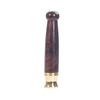 Boquilla para cigarrillo redonda de madera maciza corta filtro hoja grande Palisandro con borde dorado nanmu grueso medio delgado de tres usos filtro circulante