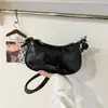 Bolsa Pequena Transfronteiriça 2026 Verão Nova Tendência Moda Diária Feminina Cor Sólida Popular Versátil Bolsa de Ombro Transversal
