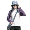 Roupa Outdoor de Secagem Rápida para Mulheres Primavera & Outono Elástica para Corrida Treino Esportivo Fitness Tops com Dedos Respirável Secagem Rápida Camiseta de Manga Comprida