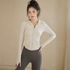 Chaqueta de Ropa de Yoga Nude para Mujer Otoño e Invierno Nueva Chaqueta para Correr con Capucha Ropa Deportiva para Fitness Exterior Chaqueta Top