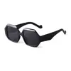 Gafas de Nueva Moda Transfronterizas Europeas y Americanas, Gafas de Sol Irregulares Personalizadas, Gafas de Sol Retro Ins de Pierna Ancha Modernas para Celebridades de Internet